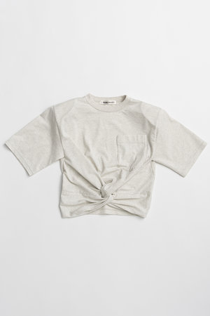 プランク プロジェクト/PRANK PROJECTのツイステッドクロップドTEE / Twisted Cropped T-Shirt(110100/110102)