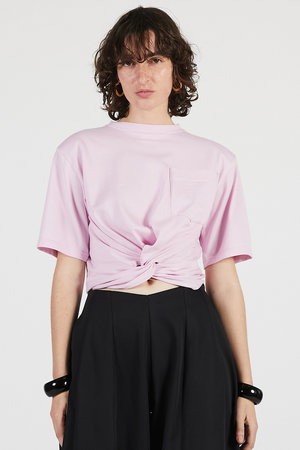 プランク プロジェクト/PRANK PROJECTの【予約販売】ツイステッドクロップドTEE / Twisted Cropped T-Shirt(110100/110102)