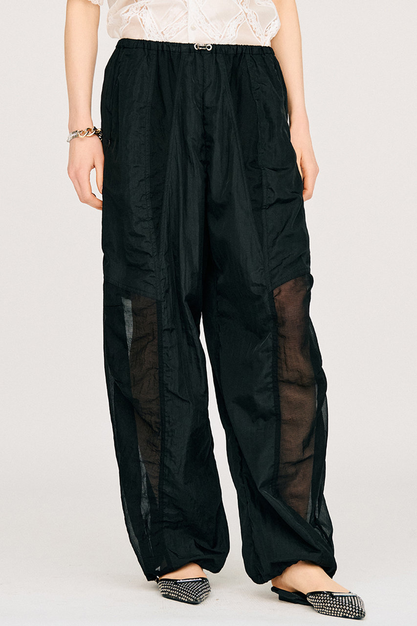 プランク プロジェクト/PRANK PROJECTの【予約販売】シアーリップストップトラックパンツ / Sheer Ripstop Track Pants(BLK(ブラック)/31261466118)