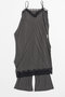【予約販売】横向きレースワンピースパンツ / Slip Dress Layered Pants プランク プロジェクト/PRANK PROJECT