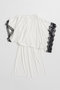 【予約販売】横向きレースワンピースパンツ / Slip Dress Layered Pants プランク プロジェクト/PRANK PROJECT WHT(ホワイト)