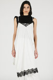 横向きレースワンピースパンツ / Slip Dress Layered Pants