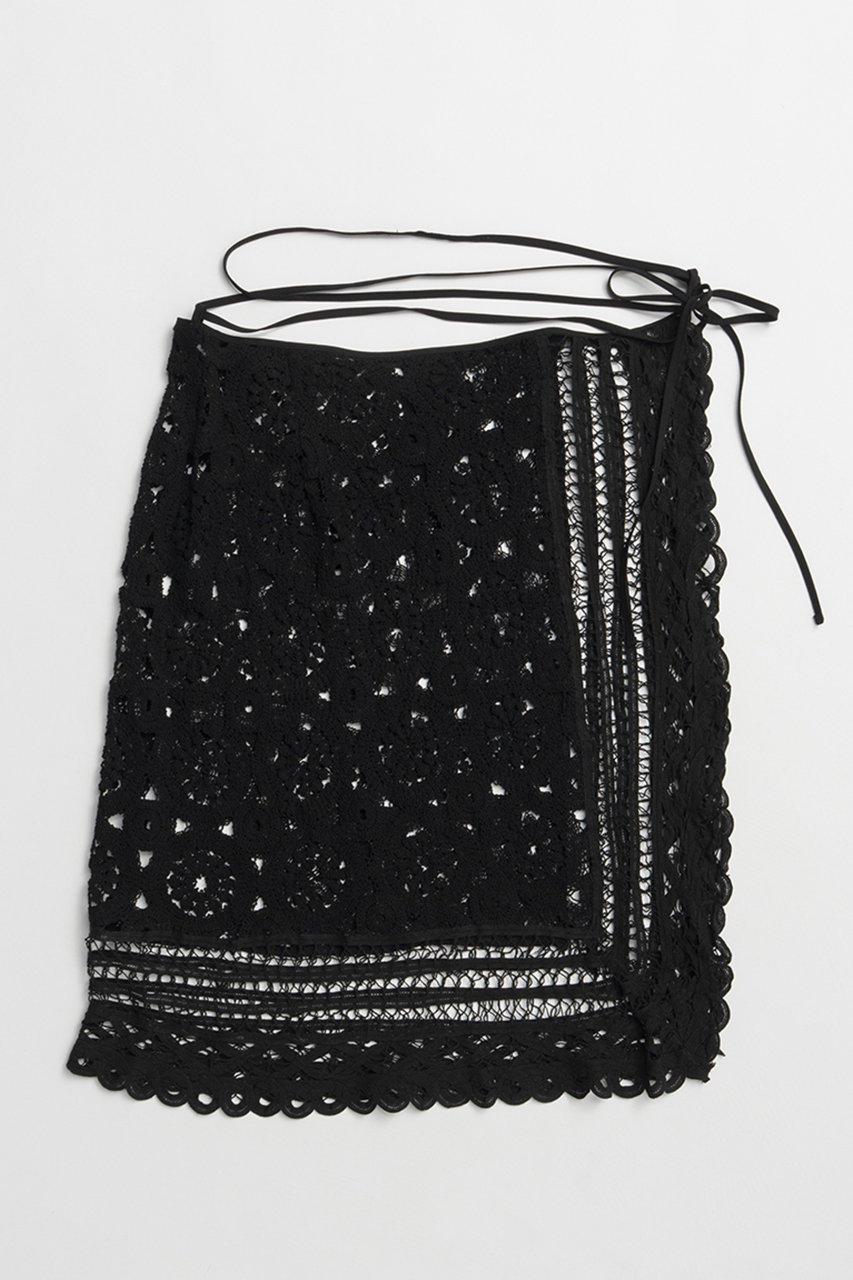 プランク プロジェクト/PRANK PROJECTの【予約販売】サークルレースラップスカート / Circle Lace Wrap Skirt(BLK(ブラック)/31261665901)