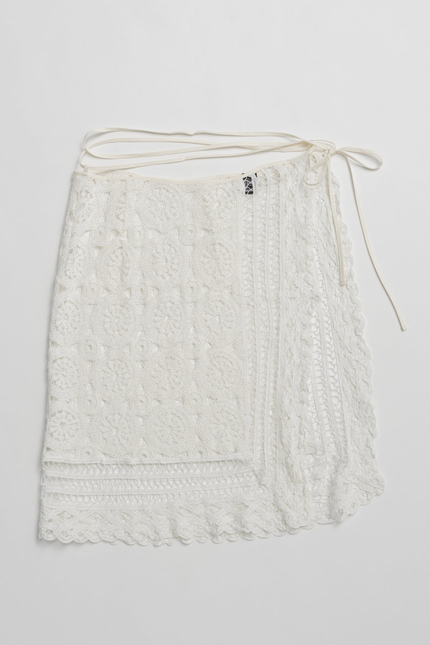 プランク プロジェクト/PRANK PROJECTの【予約販売】サークルレースラップスカート / Circle Lace Wrap Skirt(WHT(ホワイト)/31261665901)