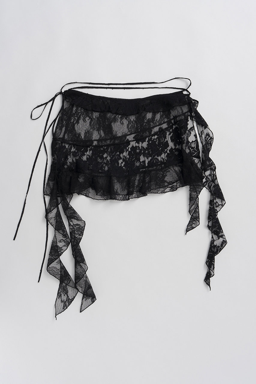 プランク プロジェクト/PRANK PROJECTのレースラップスカート / Lace Wrap Skirt(BLK(ブラック)/31261666102)