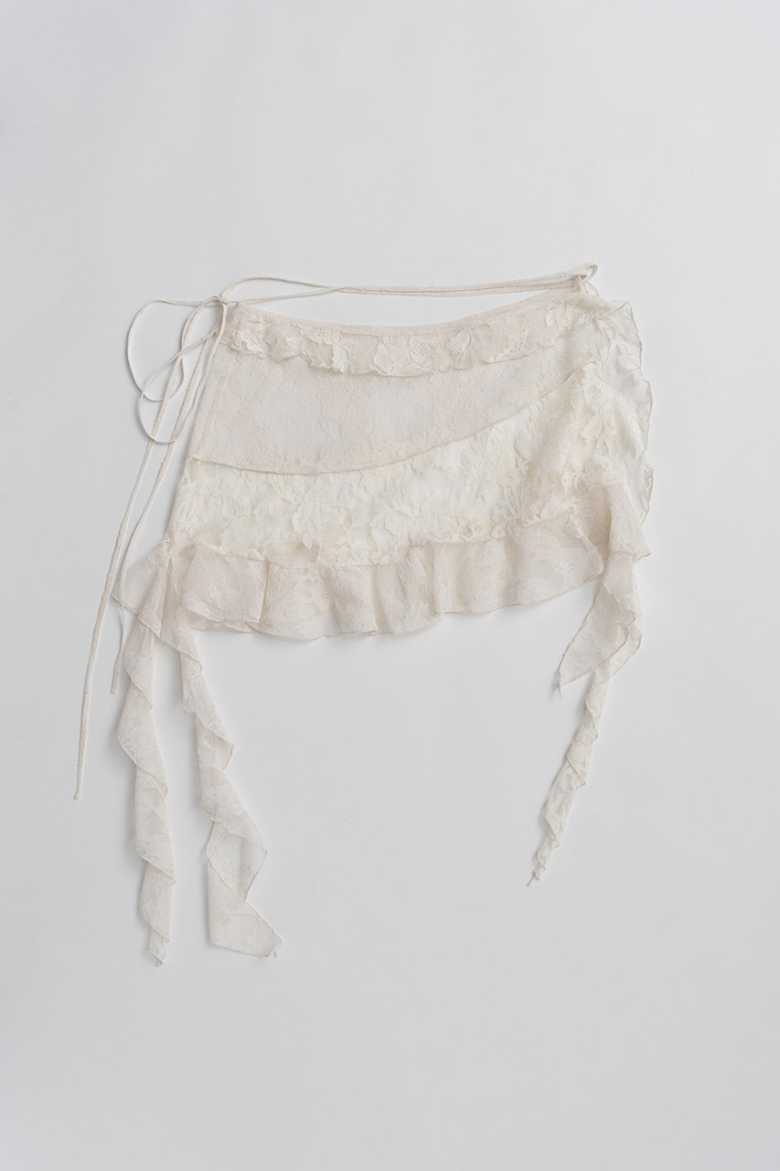 プランク プロジェクト/PRANK PROJECTのレースラップスカート / Lace Wrap Skirt(WHT(ホワイト)/31261666102)