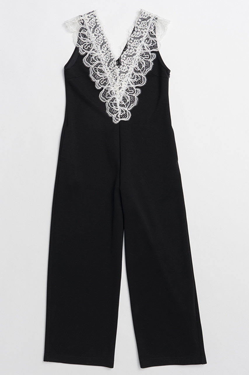 プランク プロジェクト/PRANK PROJECTの【予約販売】ディープVネックレースオールインワン / Deep V-Neck Lace All-In-One(BLK(ブラック)/31261265102)