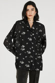 フラワージャガードラウンジシャツ / Flower Jacquard Lounge Shirt