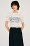 【予約販売】PRAGUE ロゴプリントTシャツ / Lace Pleats Top プランク プロジェクト/PRANK PROJECT