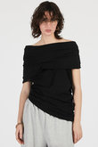 アシンメトリードレープトップ / Asymmetrical Drape Top