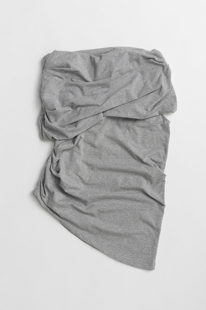 プランク プロジェクト/PRANK PROJECTのアシンメトリードレープトップ / Asymmetrical Drape Top(GRY(グレー)/31261415612)