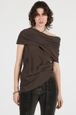 アシンメトリードレープトップ / Asymmetrical Drape Top