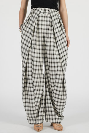 プランク プロジェクト/PRANK PROJECTの【予約販売】タックフォルムボリュームチェックパンツ / Tuck Form Volume Check Pants(110600/110601)