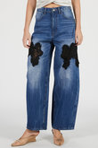 レースエンブロイダリーデニム / Lace Embroidery Denim
