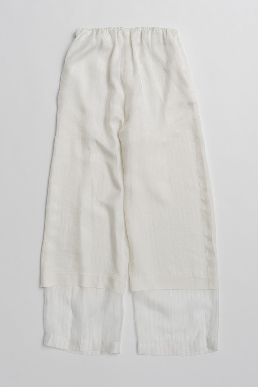 プランク プロジェクト/PRANK PROJECTの【予約販売】ダブルレイヤーシアーパンツ / Double Layer Sheer Pants(WHT(ホワイト)/31261466113)