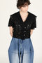 【予約販売】スカラップレースセーラーシャツ / Scallop Lace Sailor Shirt プランク プロジェクト/PRANK PROJECT