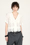 【予約販売】スカラップレースセーラーシャツ / Scallop Lace Sailor Shirt プランク プロジェクト/PRANK PROJECT