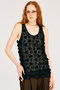 【予約販売】フラワーメッシュレイヤータンク / Flower Mesh Layer Tank プランク プロジェクト/PRANK PROJECT
