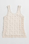 【予約販売】フラワーメッシュレイヤータンク / Flower Mesh Layer Tank プランク プロジェクト/PRANK PROJECT WHT(ホワイト)