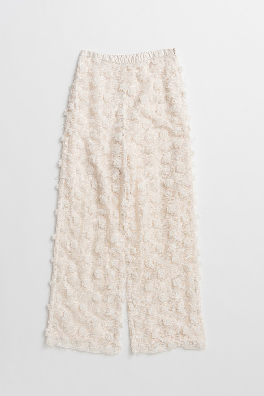 プランク プロジェクト/PRANK PROJECTの【予約販売】フラワーメッシュパンツ / Flower Mesh Pants(WHT(ホワイト)/31261465618)