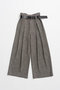 【予約販売】ダブルベルトタックワイドパンツ / Double Belt Tuck Wide Pants プランク プロジェクト/PRANK PROJECT BLK(ブラック)