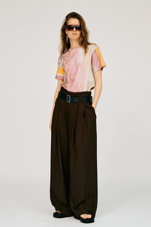 プランク プロジェクト/PRANK PROJECTの【予約販売】ダブルベルトタックワイドパンツ / Double Belt Tuck Wide Pants(110600/110601)