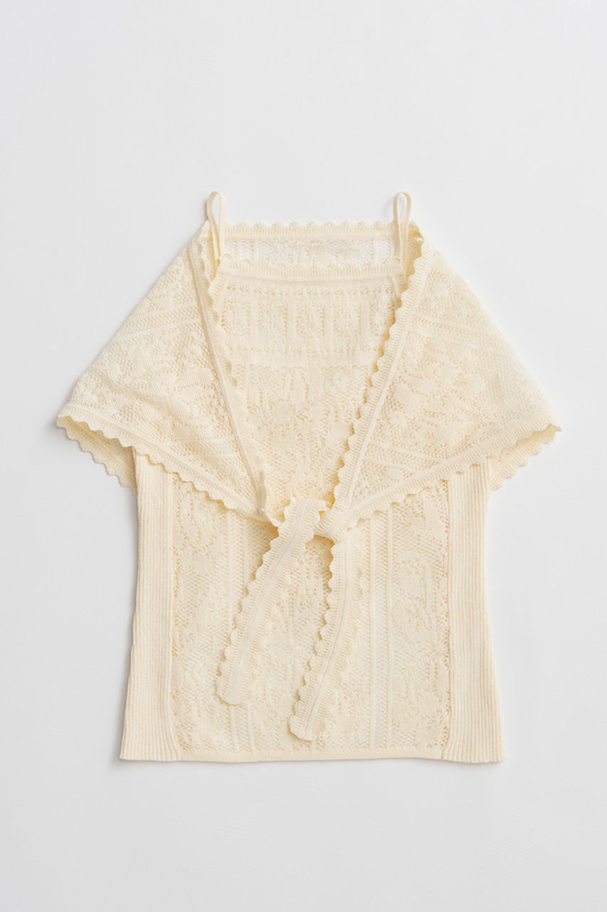プランク プロジェクト/PRANK PROJECTの【予約販売】クロシェライクキャミ / Crochet-Style Camisole(IVR(アイボリー)/31261365905)
