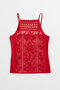 【予約販売】クロシェライクキャミ / Crochet-Style Camisole プランク プロジェクト/PRANK PROJECT