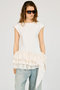 【予約販売】2WAYフリルヘムトップス / 2WAY Frill Hem TOP プランク プロジェクト/PRANK PROJECT