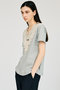 【予約販売】VネックレースTシャツ / V-Neck Lace T-Shirt プランク プロジェクト/PRANK PROJECT