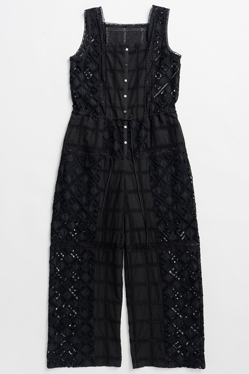 プランク プロジェクト/PRANK PROJECTの【予約販売】コットンレースジャンプスーツ / Cotton Lace Jumpsuit(BLK(ブラック)/31261266106)