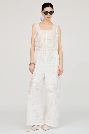 プランク プロジェクト/PRANK PROJECTの【予約販売】コットンレースジャンプスーツ / Cotton Lace Jumpsuit(110600/110606)