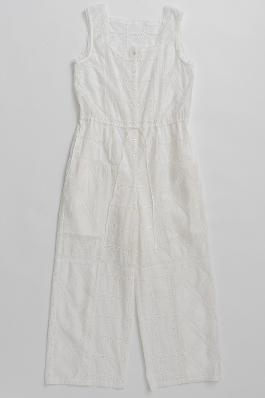 プランク プロジェクト/PRANK PROJECTの【予約販売】コットンレースジャンプスーツ / Cotton Lace Jumpsuit(WHT(ホワイト)/31261266106)
