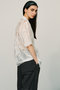 【予約販売】クロスレースオープンカラーシャツ / Cross-Lace Open-Neck Shirt プランク プロジェクト/PRANK PROJECT