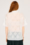 【予約販売】クロスレースオープンカラーシャツ / Cross-Lace Open-Neck Shirt プランク プロジェクト/PRANK PROJECT