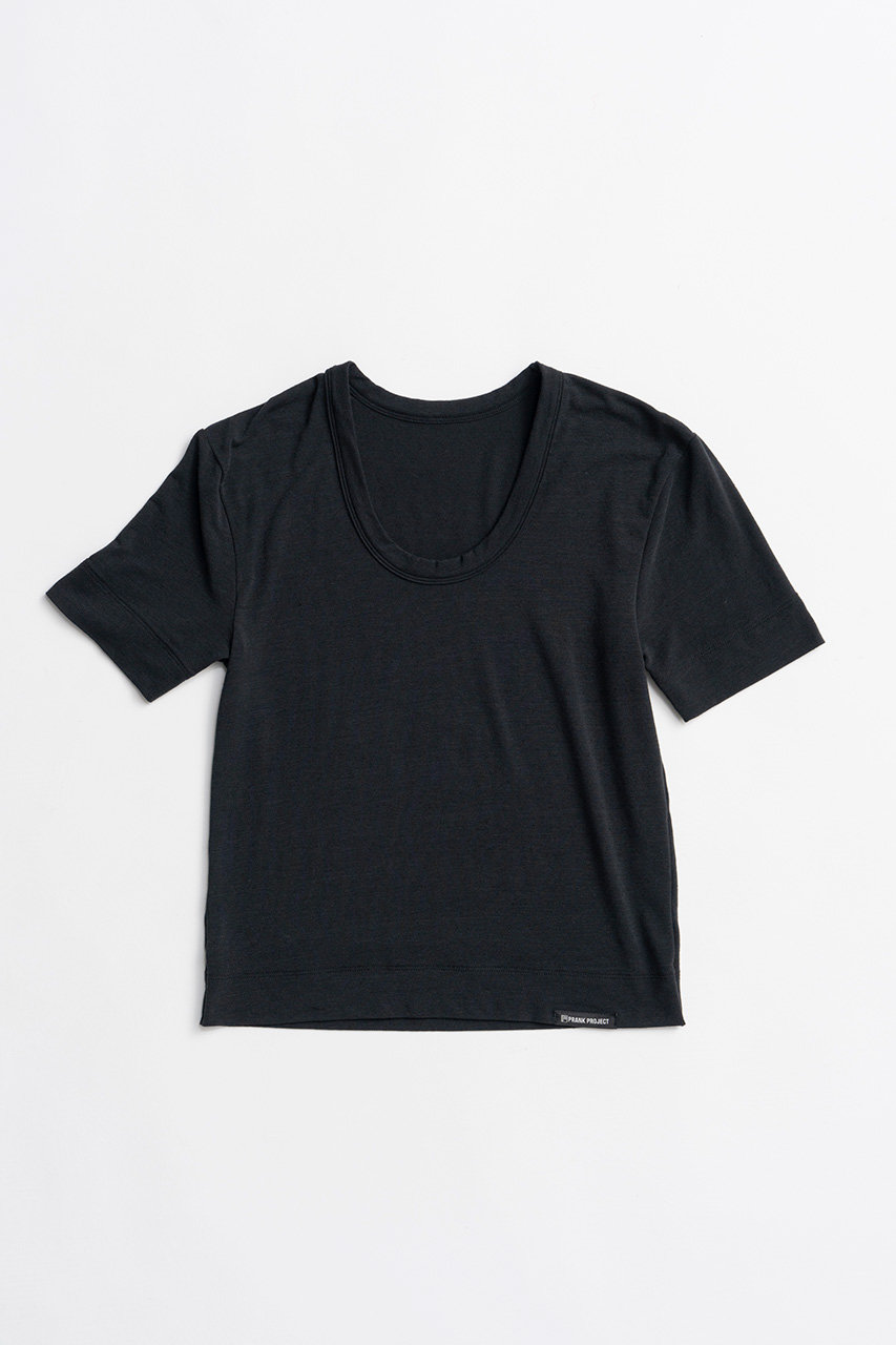 プランク プロジェクト/PRANK PROJECTの【予約販売】スクープネックTEE / Scoop Neck T-shirt(BLK(ブラック)/31261415624)