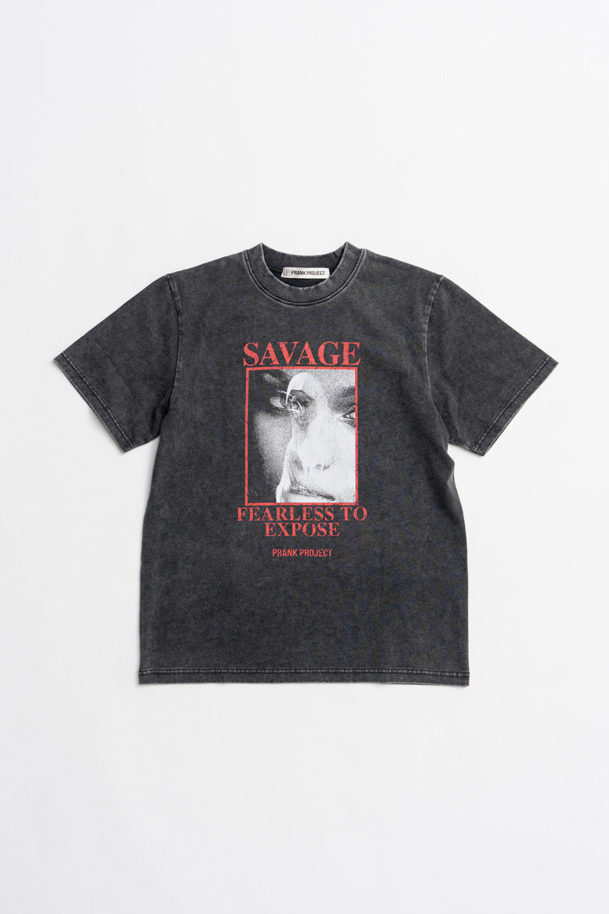 プランク プロジェクト/PRANK PROJECTの【予約販売】SAVEGE Tシャツ / SAVEGE T-shirt(C.GRY(チャコールグレー)/31261416114)