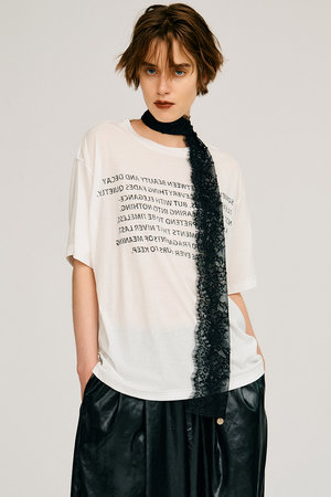 プランク プロジェクト/PRANK PROJECTの【予約販売】テキストプリントT / Text Print T-shirt(110100/110102)