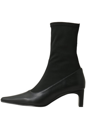 プランク プロジェクト/PRANK PROJECTのファブリックコンビストレッチショートブーツ(130300/130301)