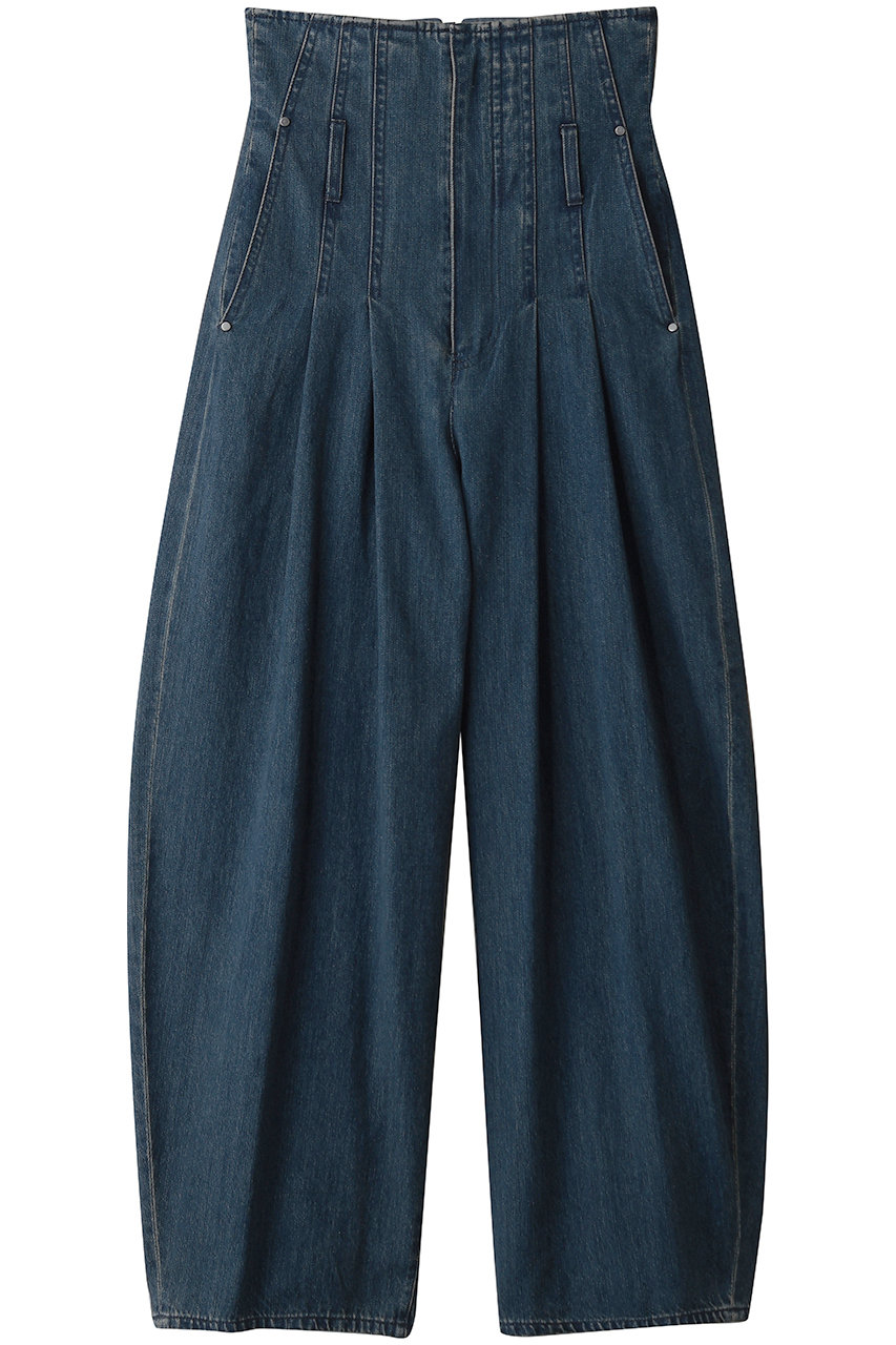 PRANK PROJECT タックコクーンデニムパンツ (BLU(ブルー), 34) プランク プロジェクト ELLE SHOP