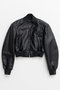 【予約販売】パディングショートシンセティックレザーブルゾン プランク プロジェクト/PRANK PROJECT BLK(ブラック)