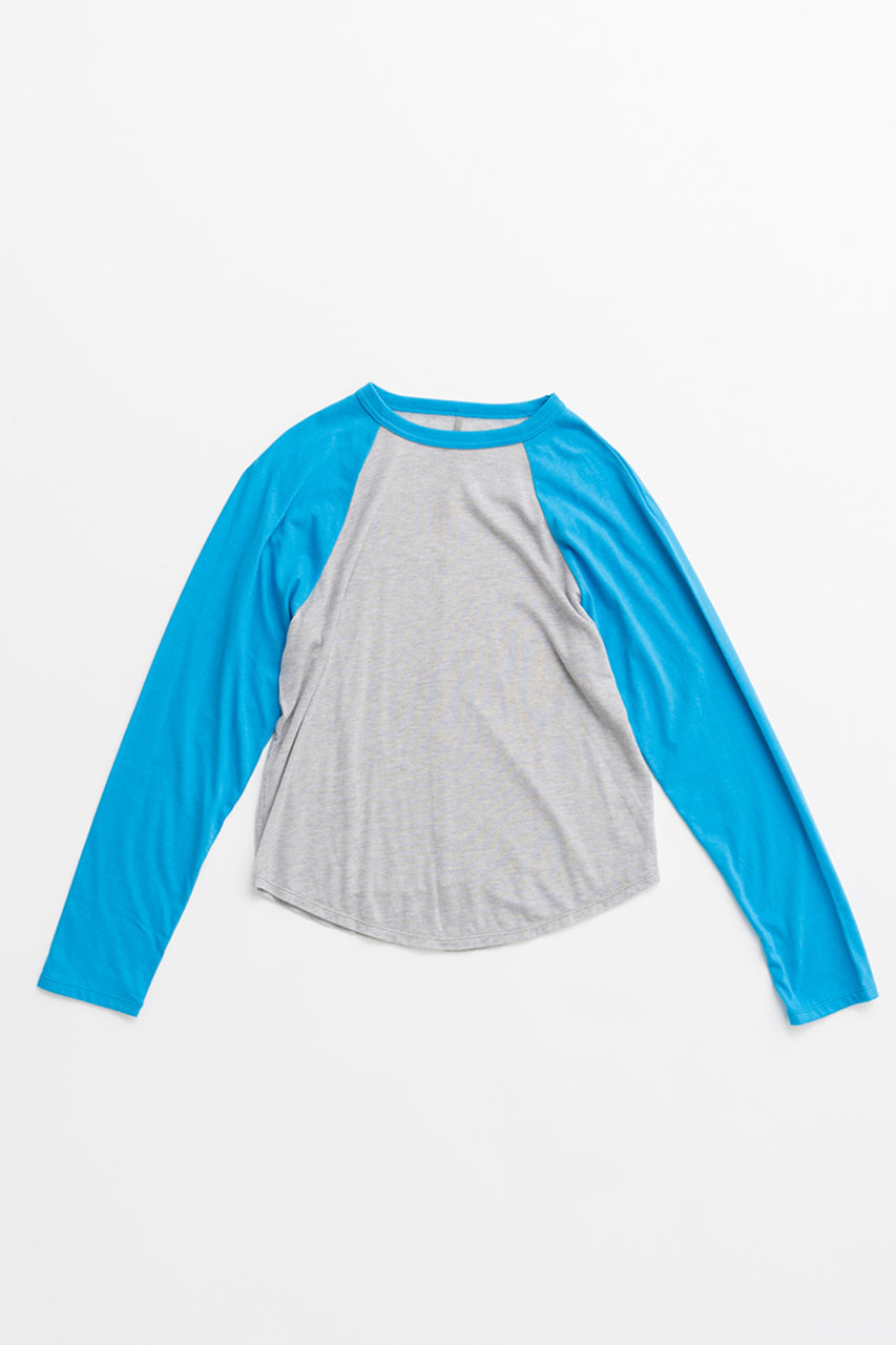 プランク プロジェクト/PRANK PROJECTのカシミヤシルクラグランロンTEE(BLU(ブルー)/31262416403)