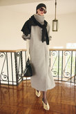 ハイネックロングコート / High-Neck Long Coat