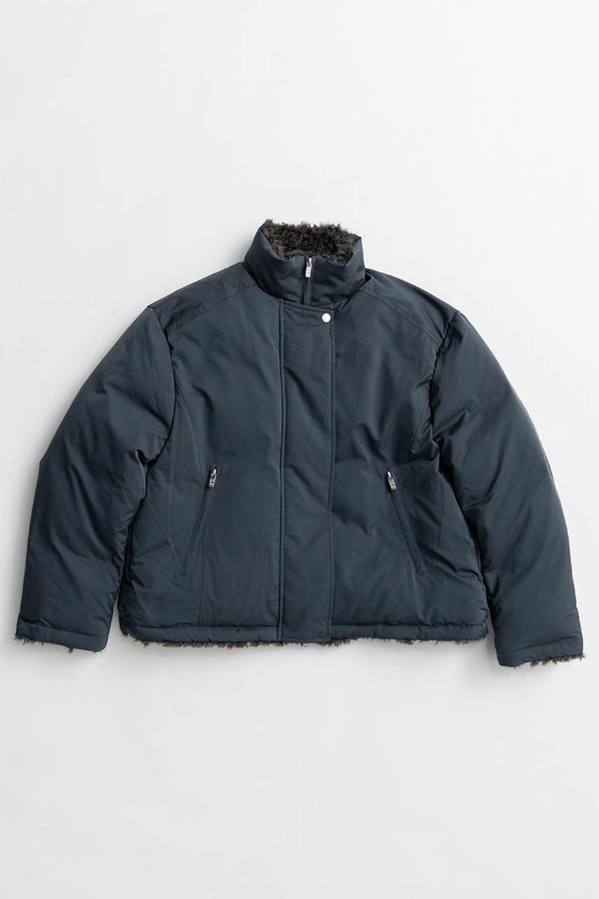 PRANK PROJECT ファートリムダウン / Fur Trim Down Jacket (BLK(ブラック), FREE) プランク プロジェクト ELLE SHOP