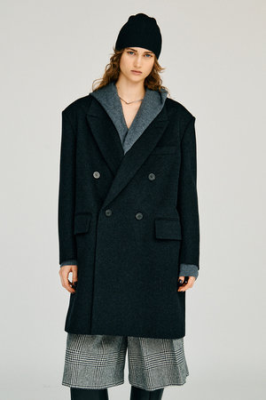 プランク プロジェクト/PRANK PROJECTの【予約販売】カシミヤブレンドダブルブレストコート / Cashmere Blend Double-Breasted Coat(110900/110902)