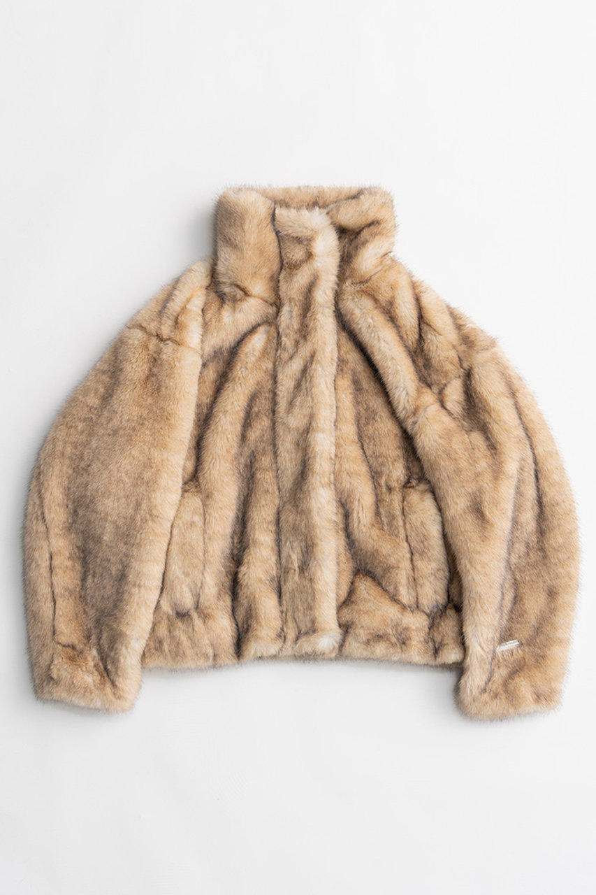 PRANK PROJECT シンセティックファーブルゾン / Synthetic Fur Blouson (BGE(ベージュ), FREE) プランク プロジェクト ELLE SHOP