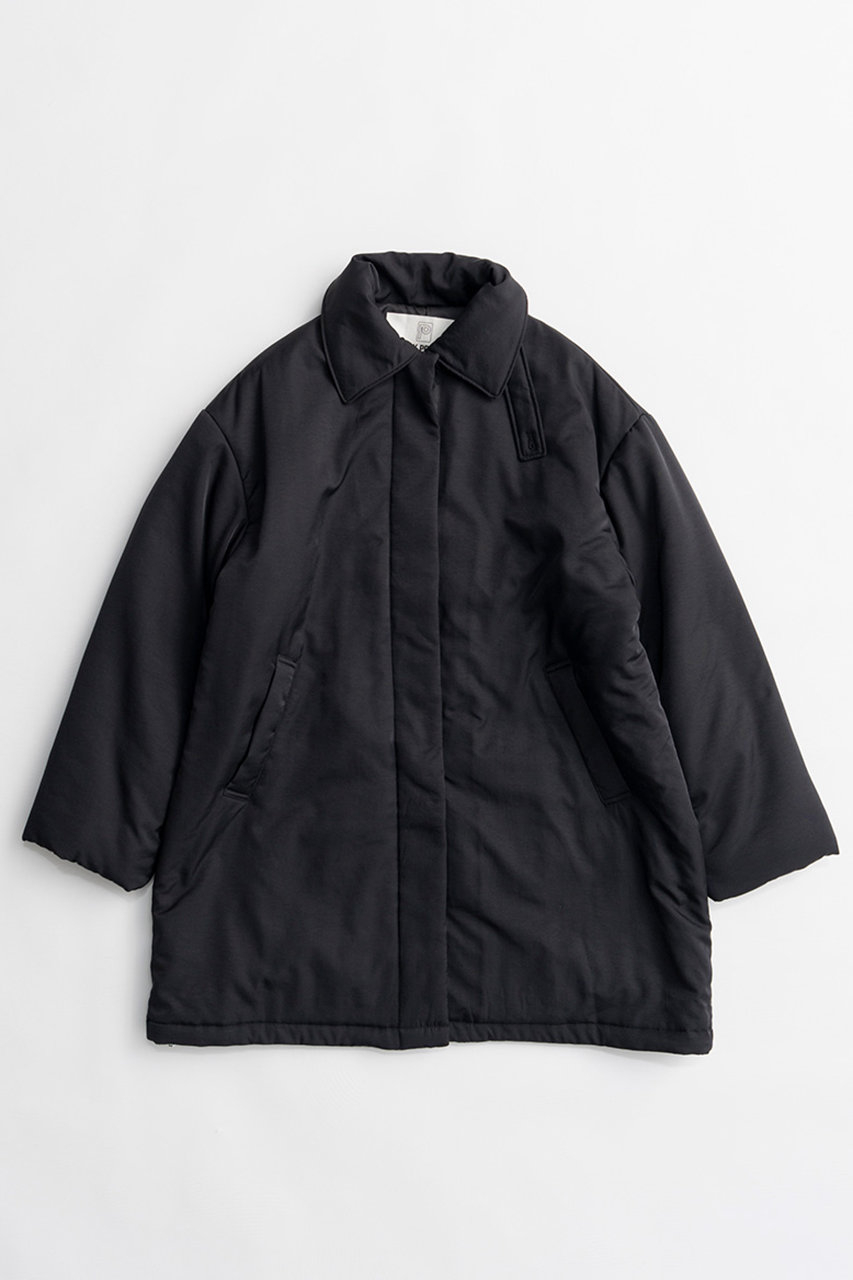 PRANK PROJECT パデッドスカーフミドルコート / Padded Scarf Middle Coat (BLK(ブラック), FREE) プランク プロジェクト ELLE SHOP