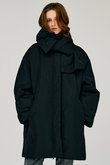 パデッドスカーフミドルコート / Padded Scarf Middle Coat
