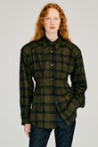 シェイプドウエストチェックシャツ / Shaped Waist Check Shirt
