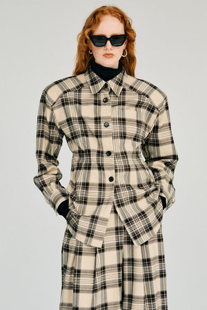 プランク プロジェクト/PRANK PROJECTの【予約販売】シェイプドウエストチェックシャツ / Shaped Waist Check Shirt(110400/110403)